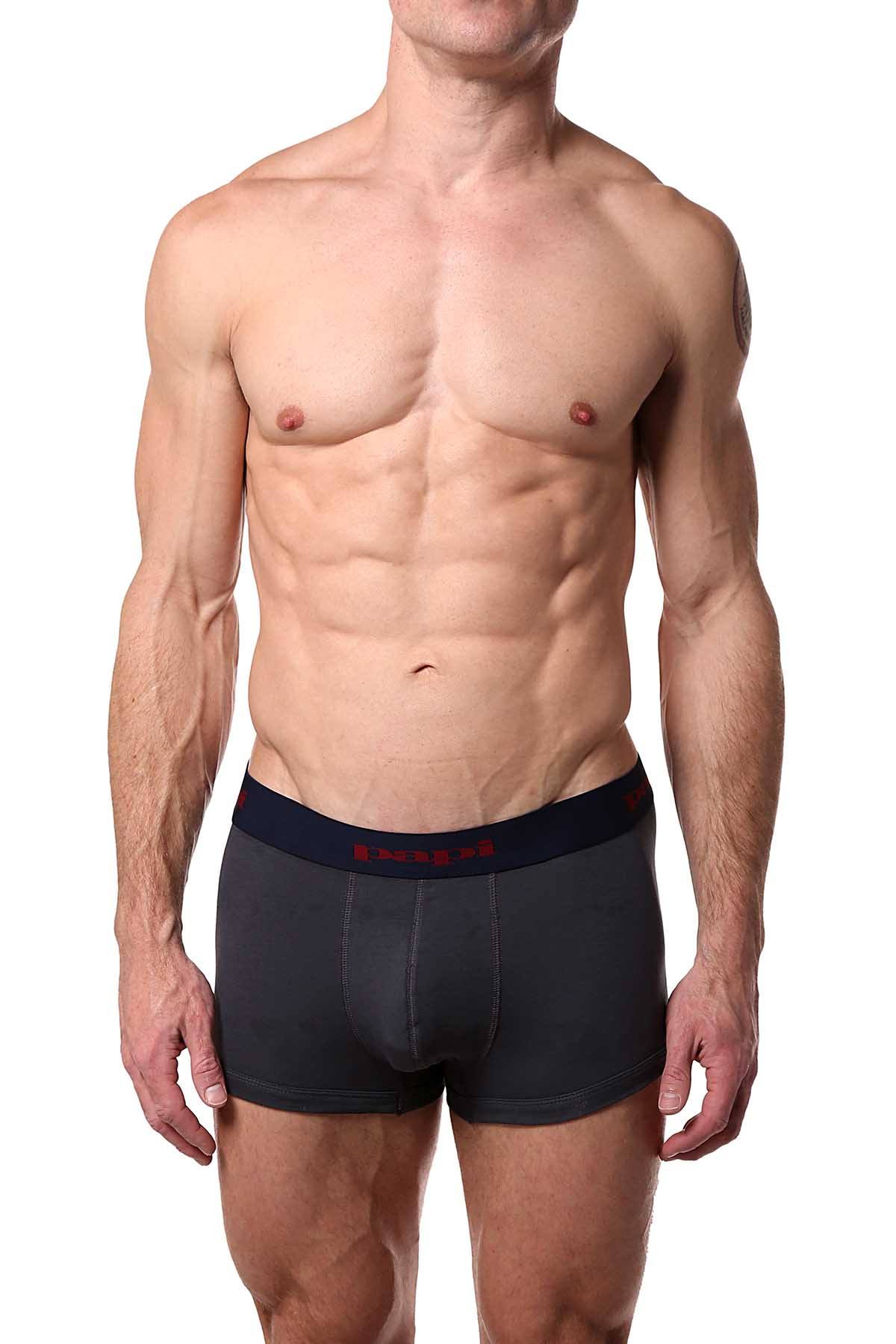 Papi Burgundy/Charcoal/Navy Brazilian Trunk 3-Pack