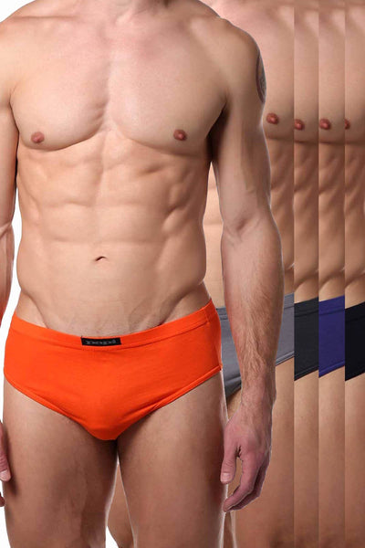 Papi Chilling Premium Cotton Low-Rise Brief 5-Pack