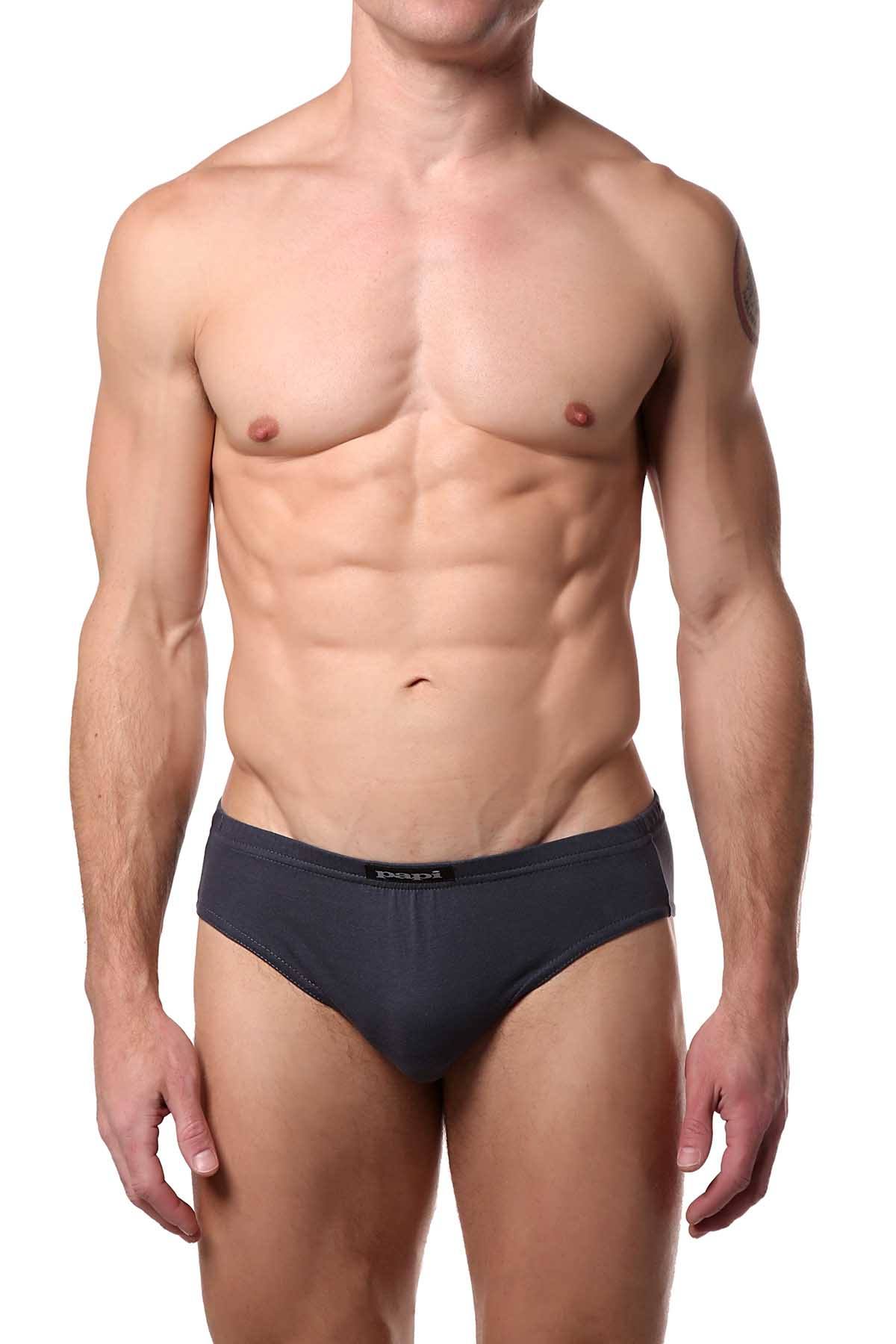 Papi Color-Pop Printed/Solid-Basics Premium Cotton Low-Rise Brief 5-Pack