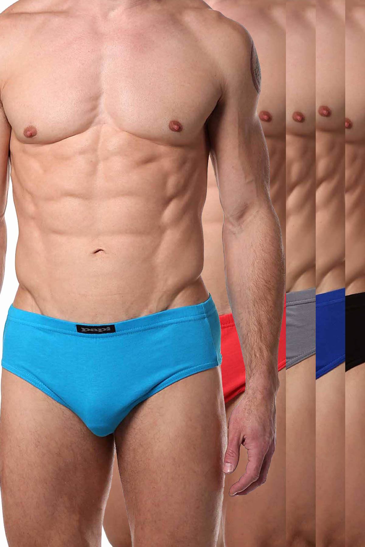 Papi Freshwater Premium Cotton Low-Rise Brief 5-Pack