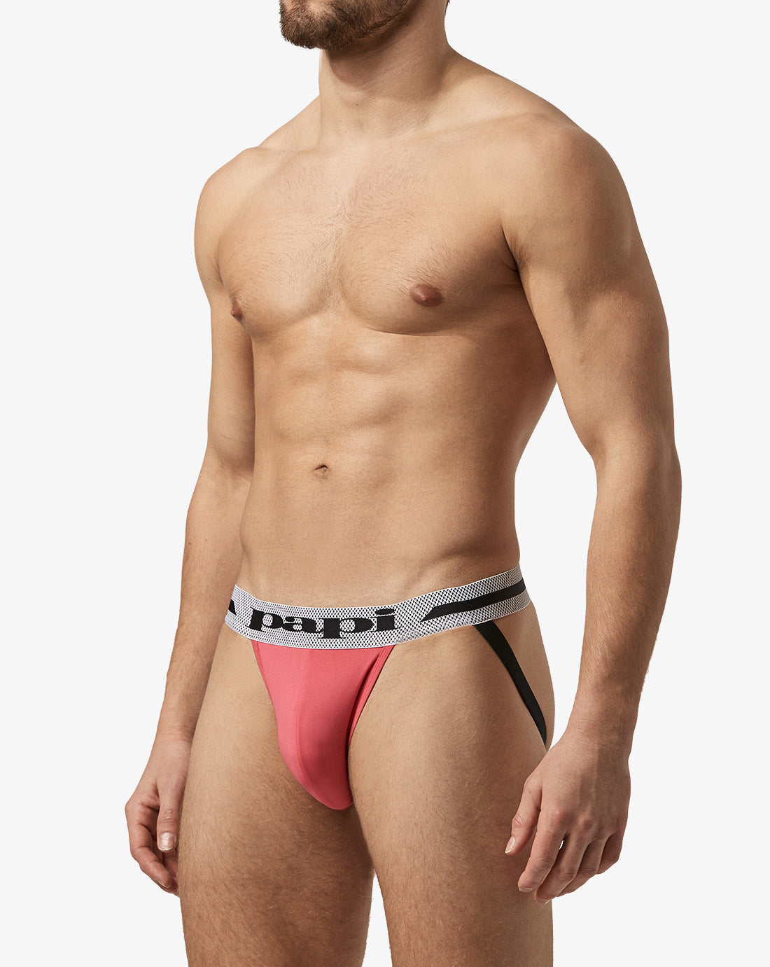 Papi Fruit Dove and Black 2-Pack Microfiber Jockstraps