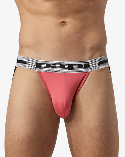Papi Fruit Dove and Black 2-Pack Microfiber Jockstraps