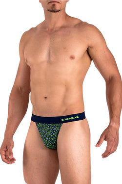 Papi Green/Navy Versailles Thong thumbnail 1