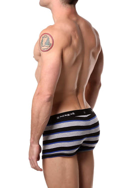 Papi Grey/Black/Blue-Stripe Brazilian Trunk 3-Pack thumbnail 3