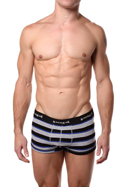 Papi Grey/Black/Blue-Stripe Brazilian Trunk 3-Pack thumbnail 2