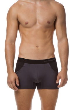 Papi Grey Miami Beach Boxer Trunk thumbnail 1