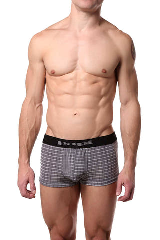 Papi Grey/White Grid Brazilian Trunk