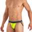 Papi Heather-Lime Summer-League Jockstrap