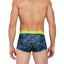 Papi Lime Glitch Print Microfiber Trunk