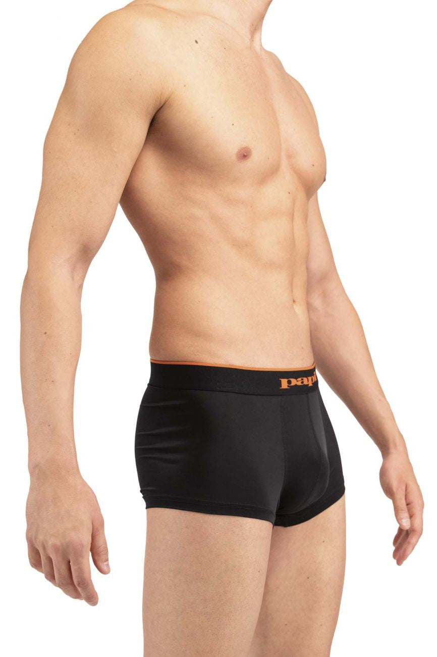 Papi MPA002 2PK Brazilian Trunks Color Black-Orange