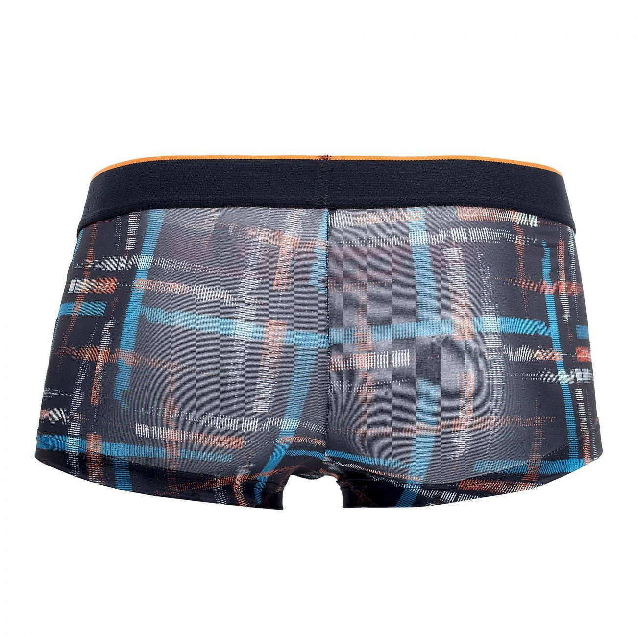 Papi MPA002 2PK Brazilian Trunks Color Black-Orange