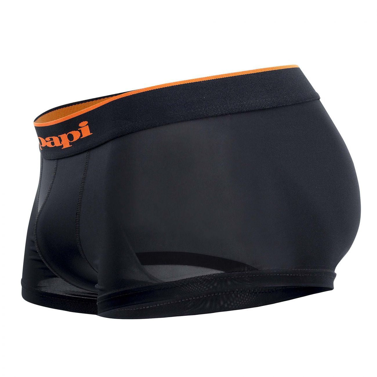 Papi MPA002 2PK Brazilian Trunks Color Black-Orange
