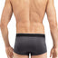 Papi MPA005 2PK Brazilian Trunks Color Black-Gray
