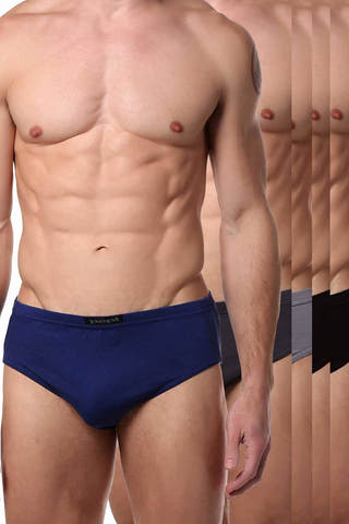 Papi Midnight Premium Cotton Low-Rise Brief 5-Pack