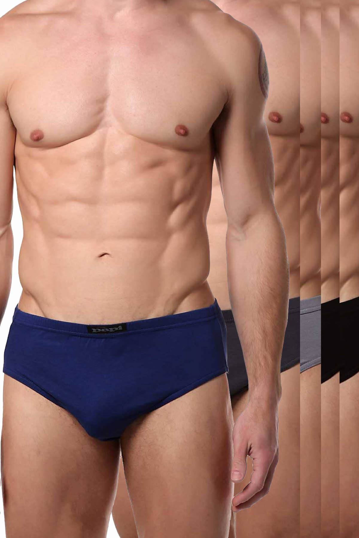 Papi Midnight Premium Cotton Low-Rise Brief 5-Pack