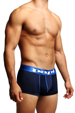 Papi Navy/Blue Contrast Microfusion Performance Brazilian Trunk 2-Pack thumbnail 4