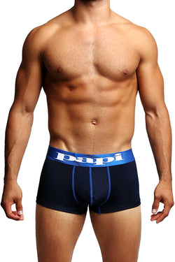 Papi Navy/Blue Contrast Microfusion Performance Brazilian Trunk 2-Pack thumbnail 2
