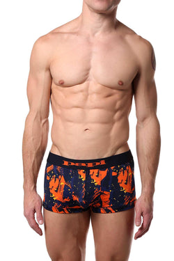 Papi Navy/Orange Splatter Brazilian Trunk thumbnail 1