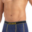 Papi Navy Textured Sport Injected Slub Jersey Brazilian Trunk