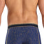 Papi Navy Textured Sport Injected Slub Jersey Brazilian Trunk