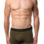 Papi Olive/Black/Stripe Brazilian Trunk 3-Pack