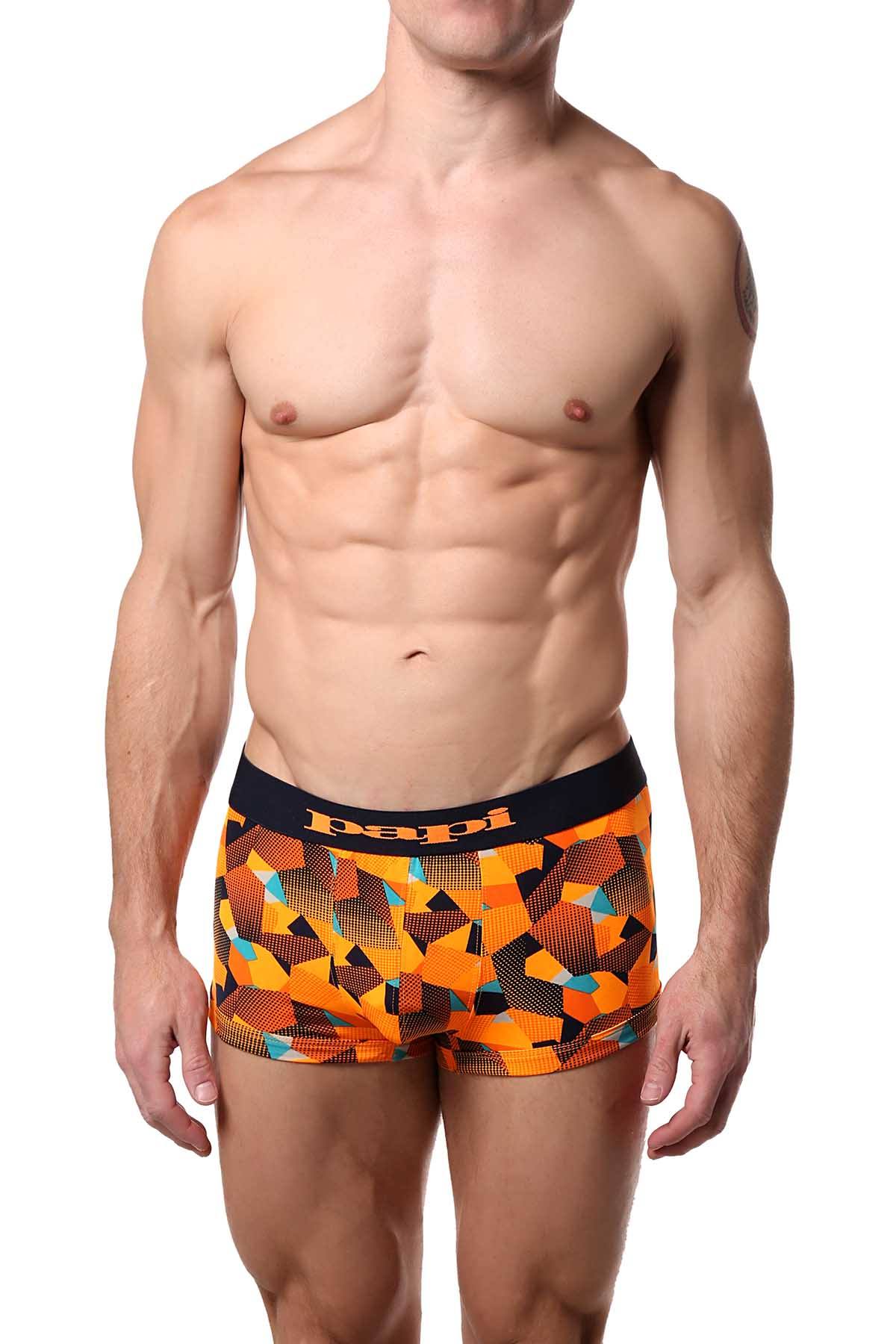 Papi Orange/Navy Geo Brazilian Trunk