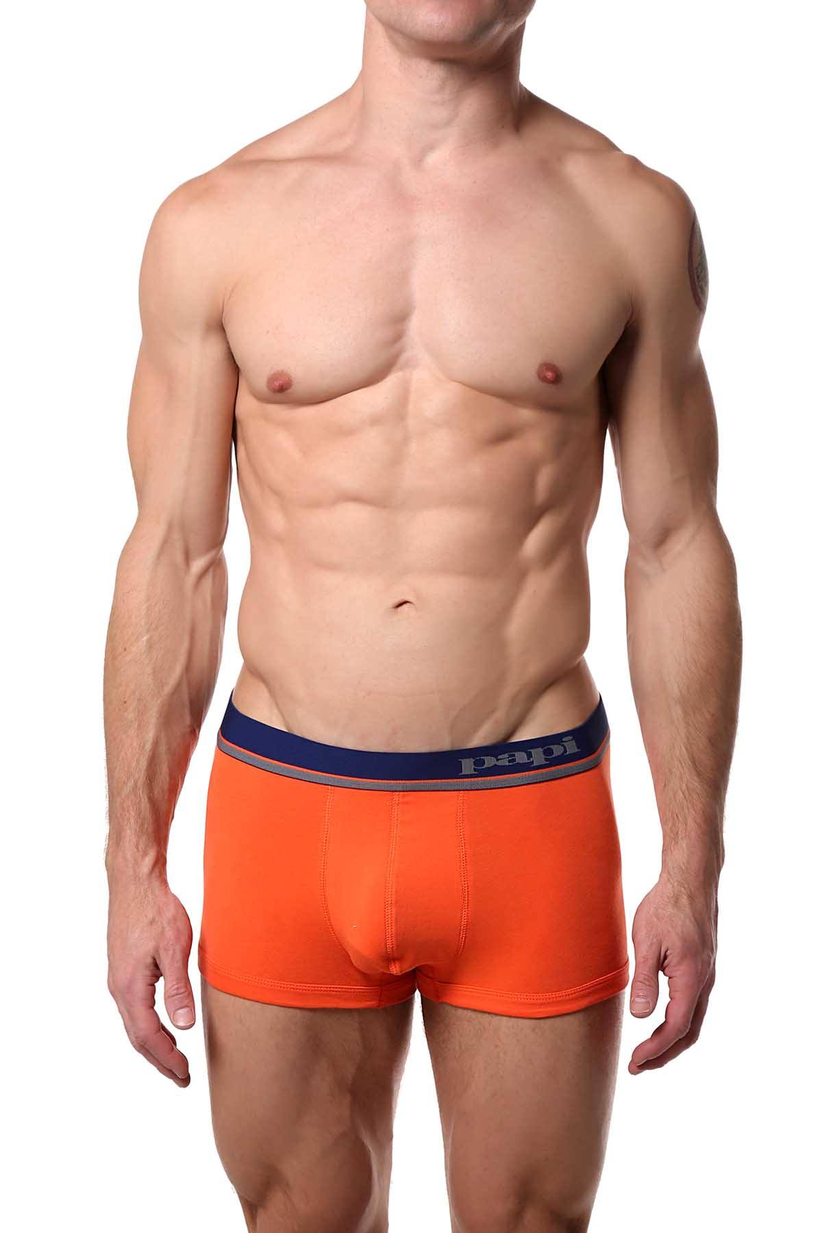 Papi Papaya/Grey/Blue Brazilian Trunk 3-Pack