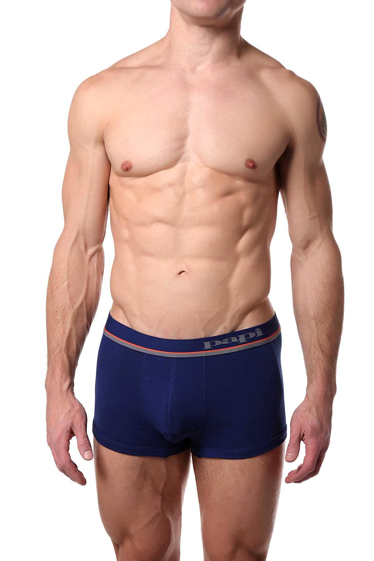 Papi Papaya/Grey/Blue Brazilian Trunk 3-Pack