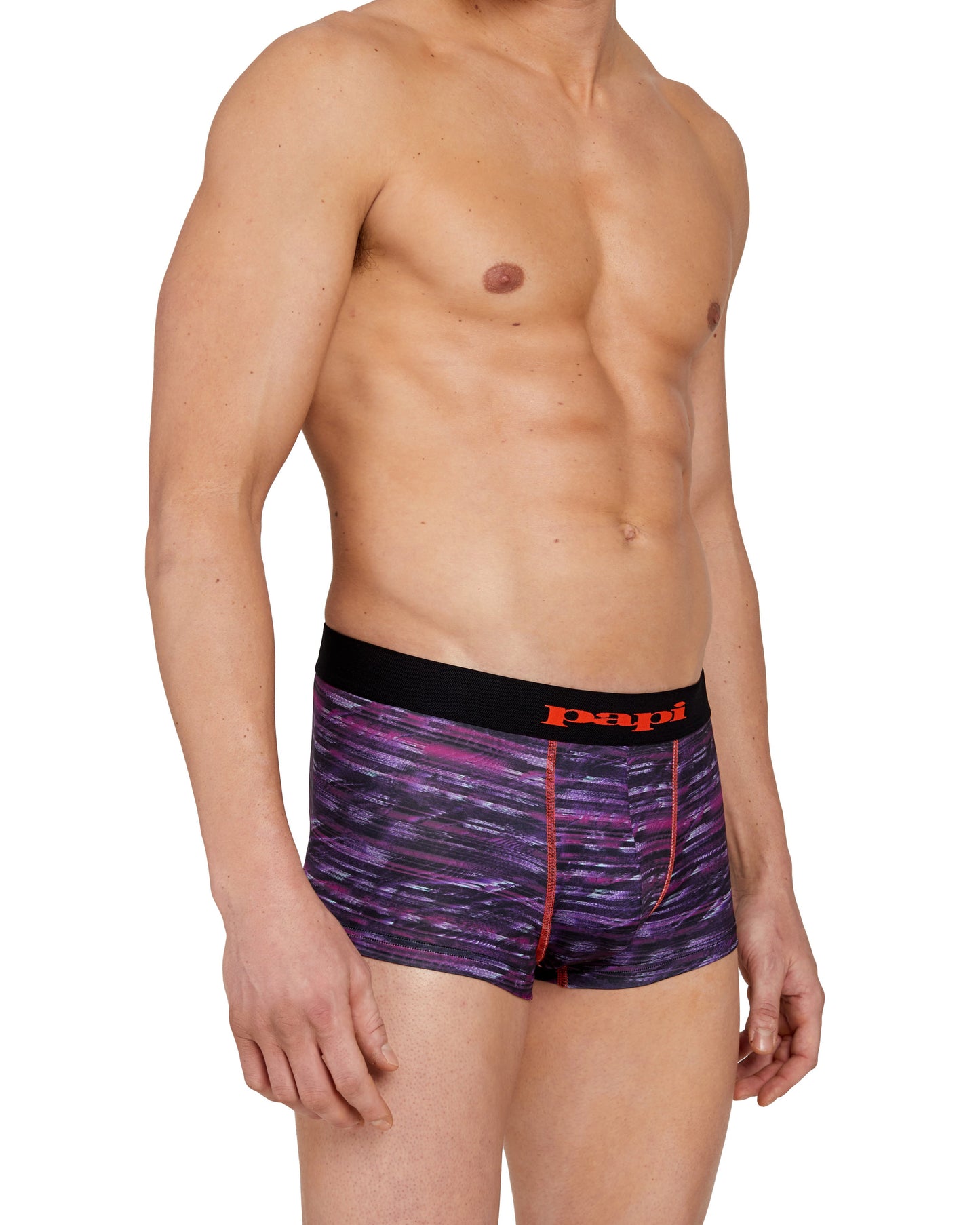 Papi Red Glitch Print Microfiber Trunk