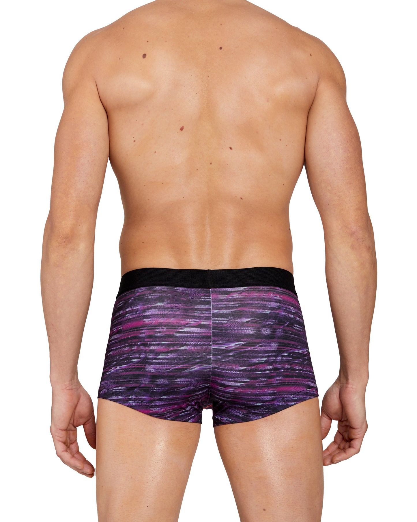 Papi Red Glitch Print Microfiber Trunk