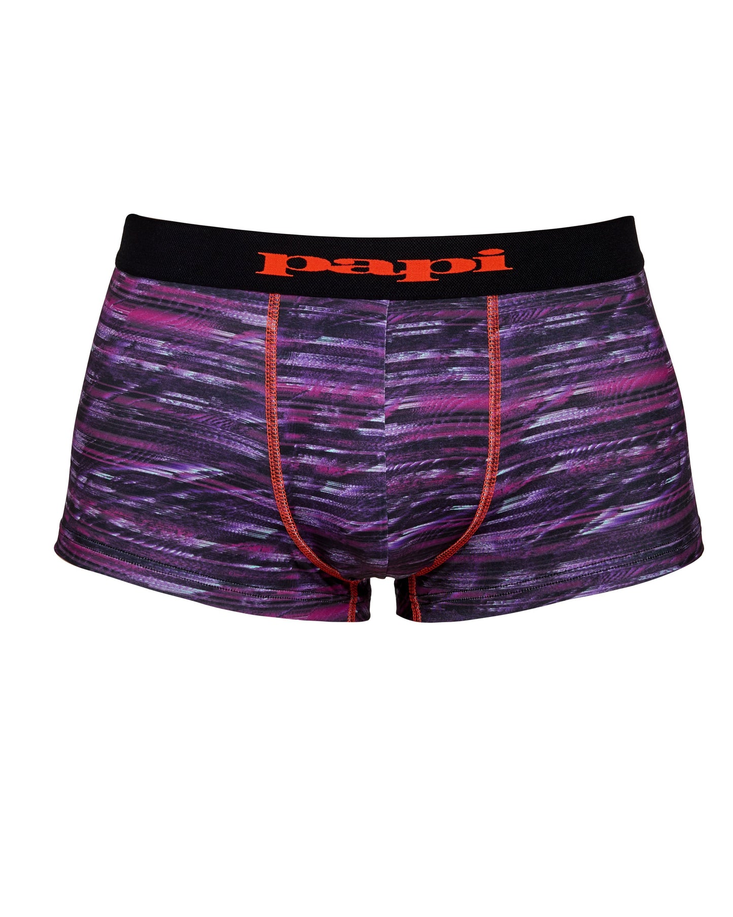 Papi Red Glitch Print Microfiber Trunk