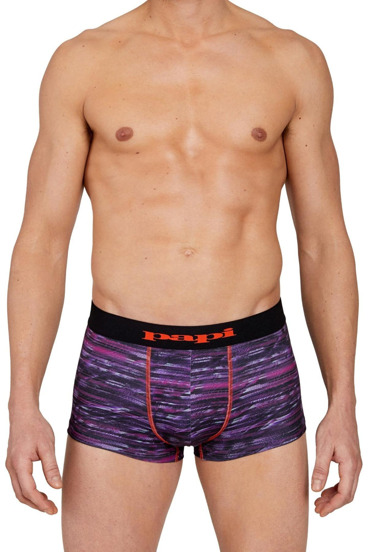 Papi Red Glitch Print Microfiber Trunk