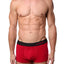 Papi Red/Grey/Black Solid Brazilian Trunk 3-Pack