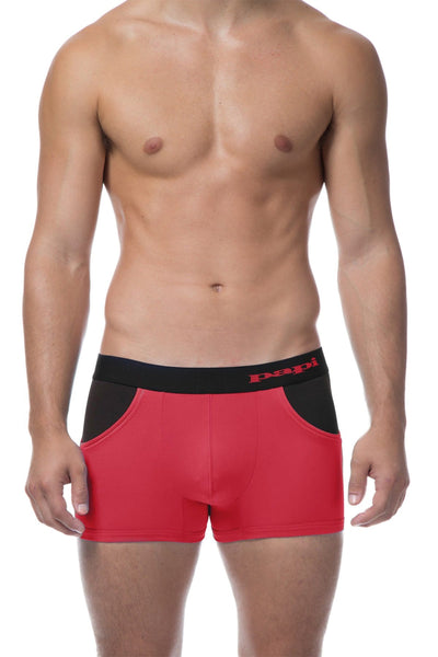 Papi Red Miami Beach Boxer Trunk