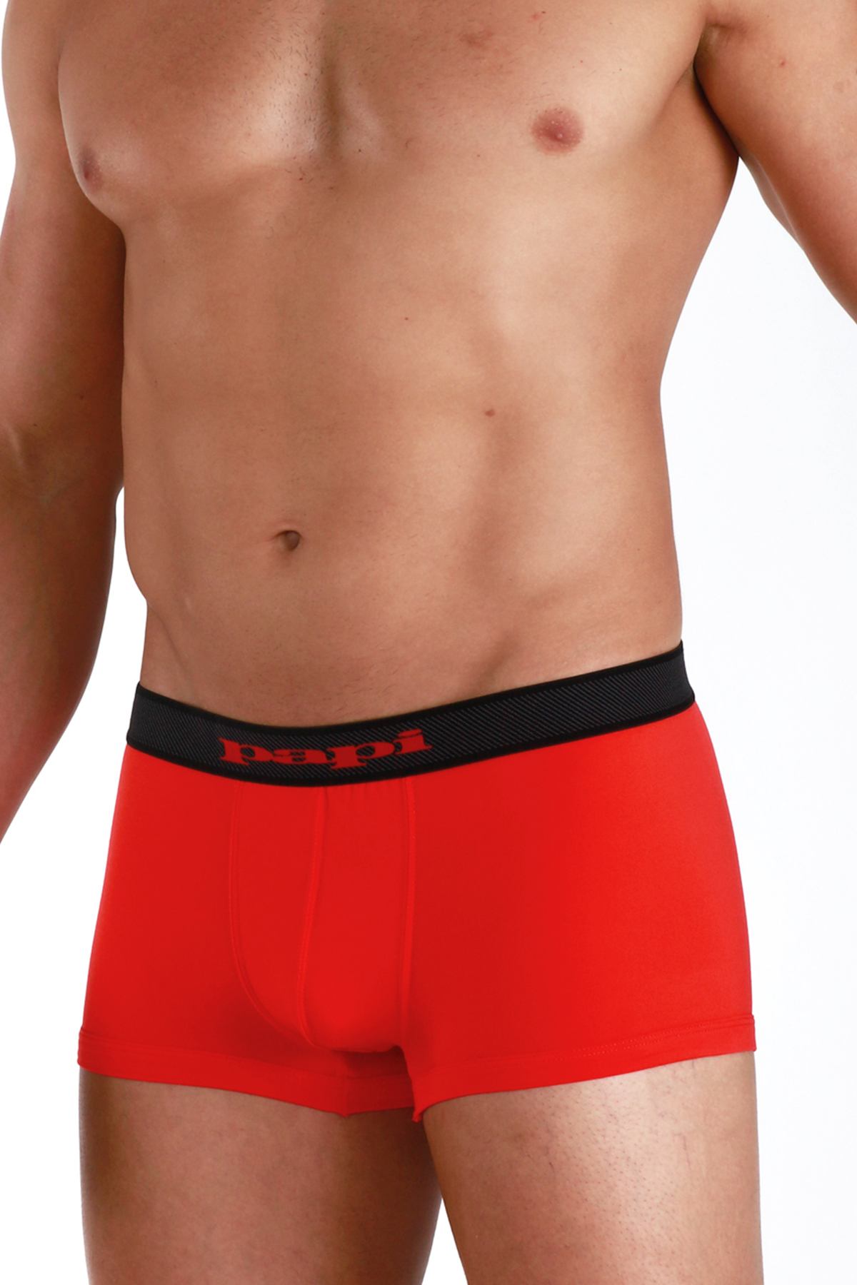 Papi Red Microflex Peached Single Solid Brazilian Trunk