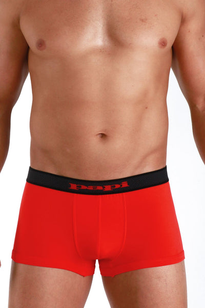 Papi Red Microflex Peached Single Solid Brazilian Trunk