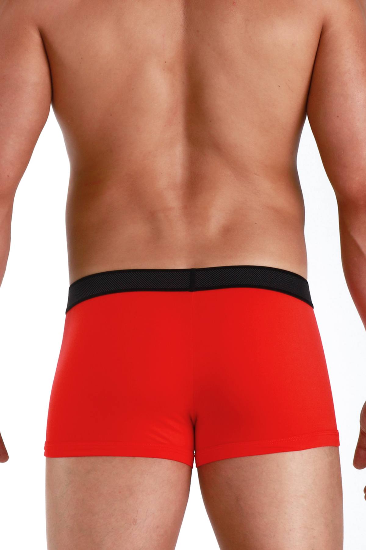 Papi Red Microflex Peached Single Solid Brazilian Trunk