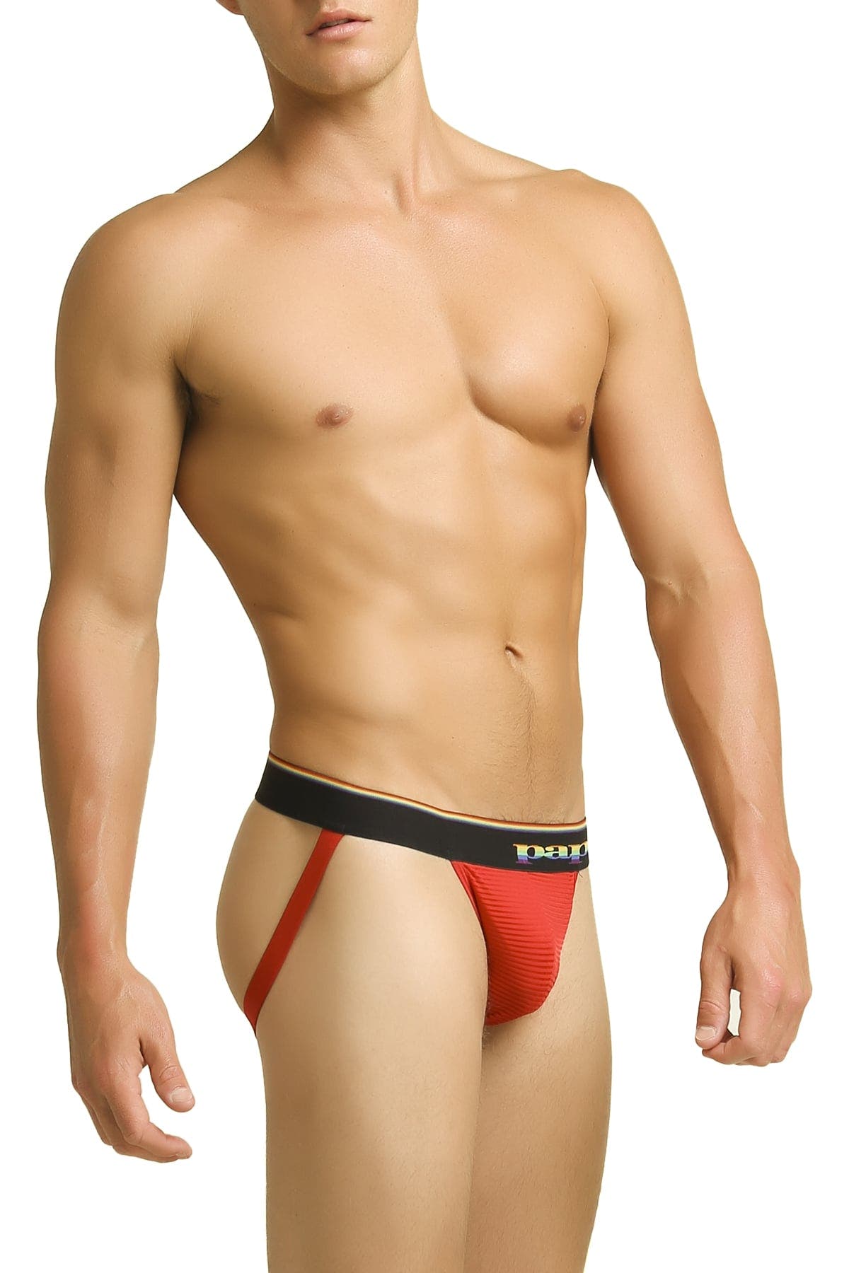 Papi Red Rainbow Jockstrap
