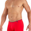 Papi Red Solid Skins Peached Jersey Mesh Brazilian Trunk
