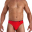 Papi Red Solid Skins Peached Jersey Mesh Thong
