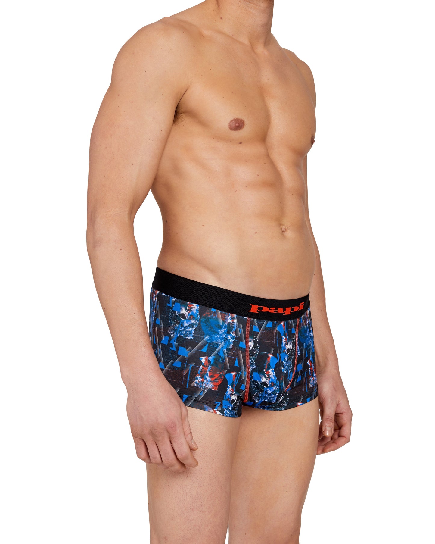 Papi Red Statue Print Microfiber Trunk