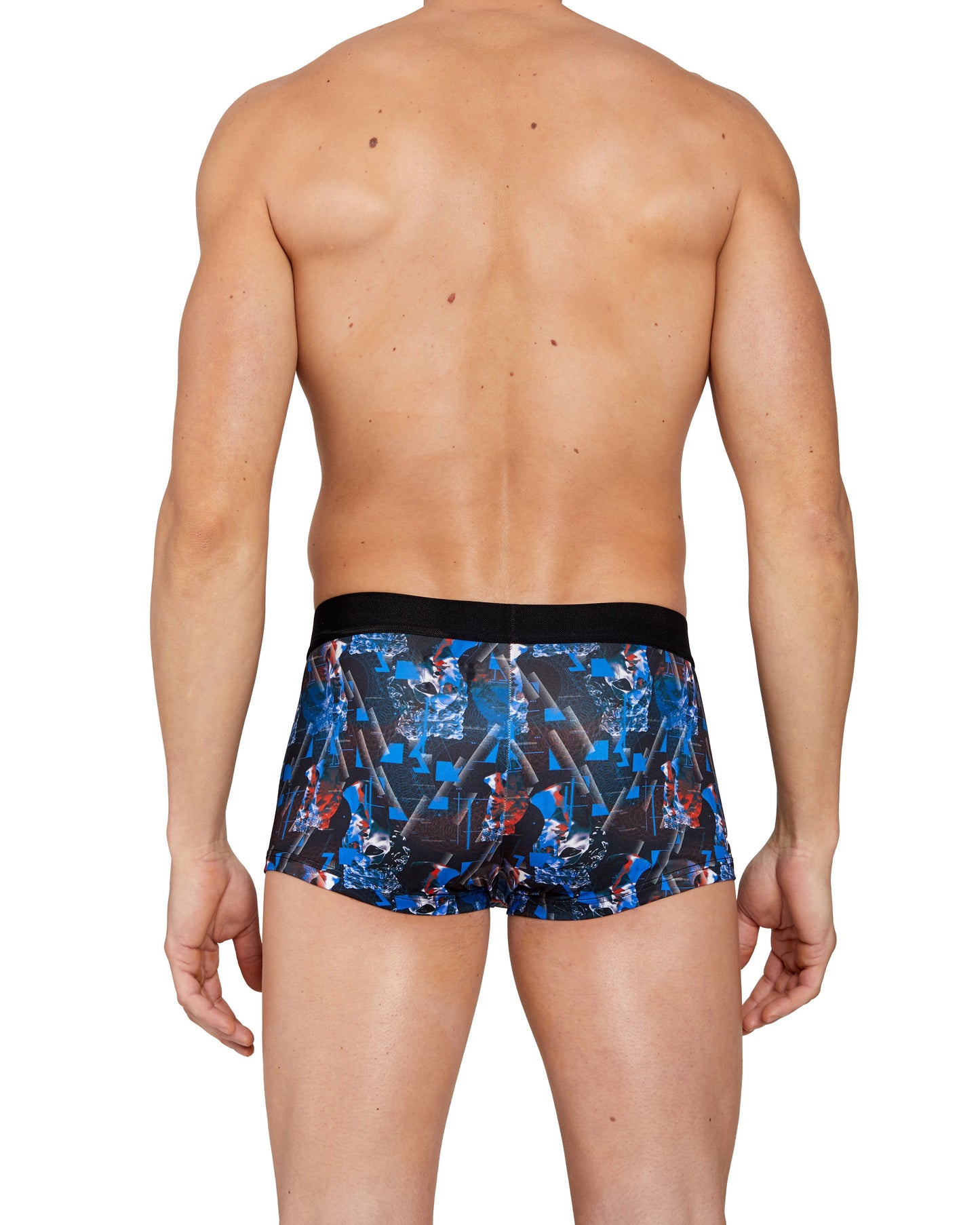 Papi Red Statue Print Microfiber Trunk