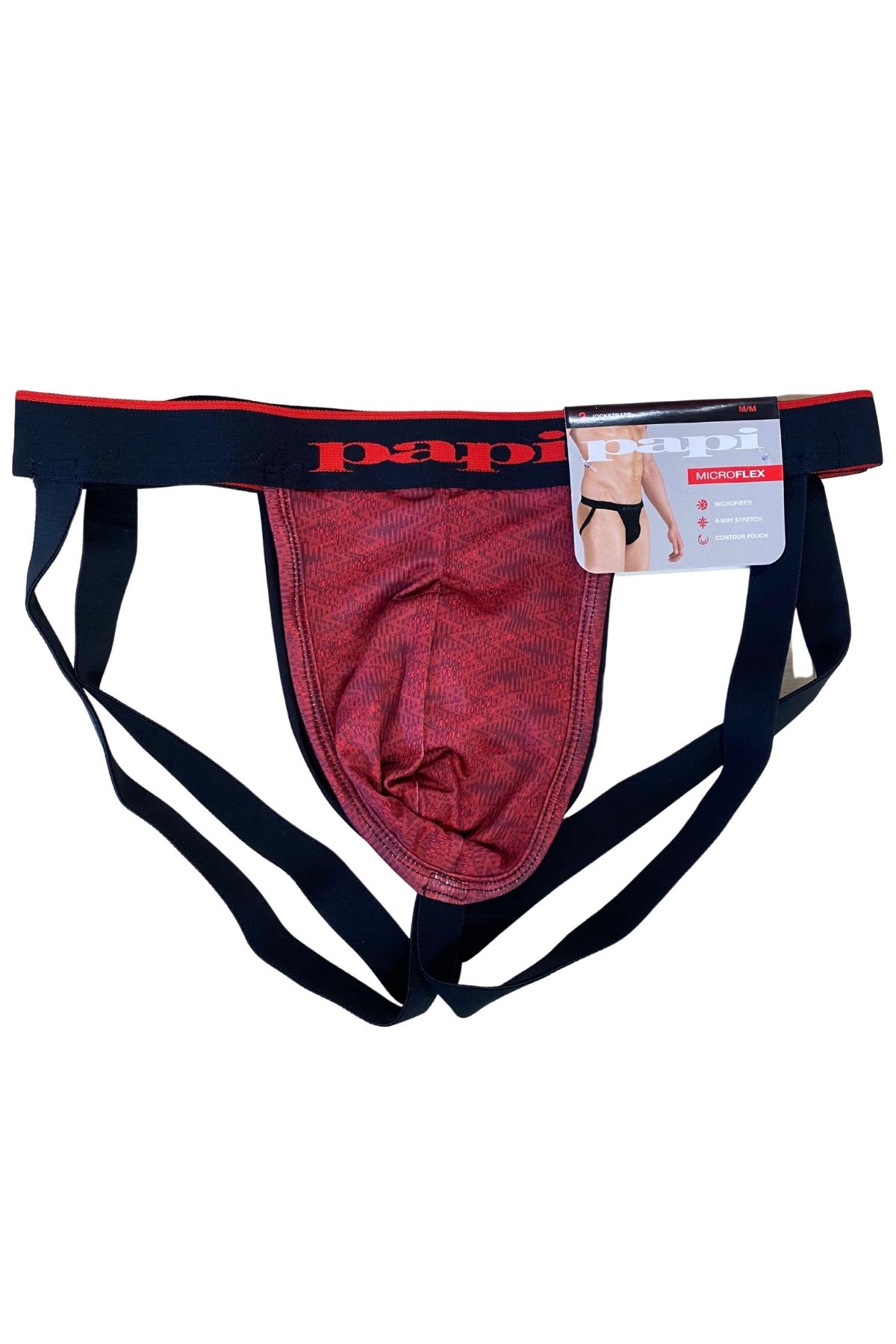 Papi Red Textured 2PK Jockstrap