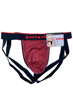 Papi Red Textured 2PK Jockstrap thumbnail 4