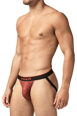Papi Red Textured 2PK Jockstrap thumbnail 2