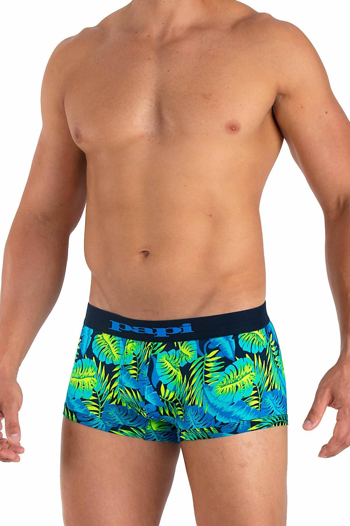 Papi Royal/Lime Floral Brazilian Trunk