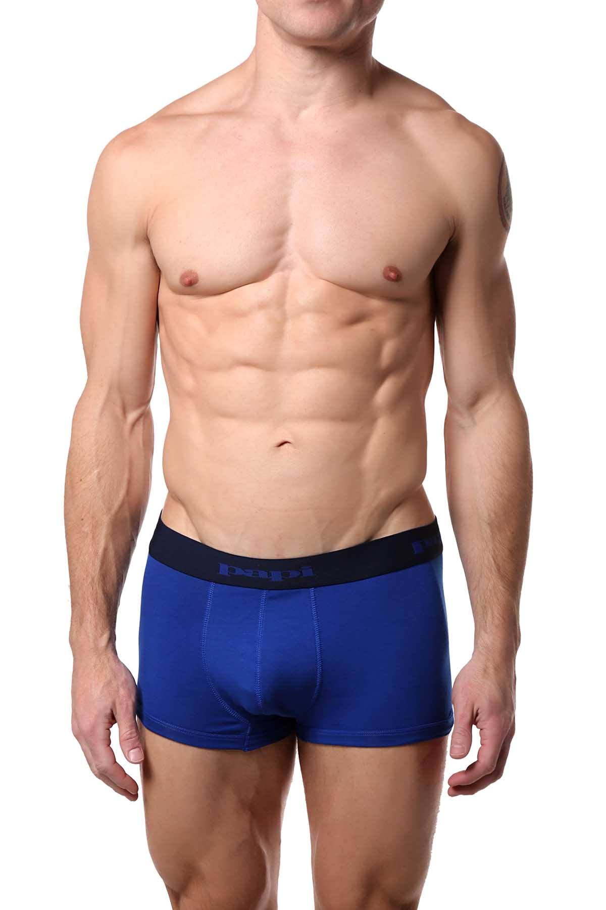 Papi Royal/Navy Patterned Brazilian Trunk 3-Pack