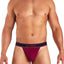 Papi Ruby-Red Textured Sport Injected Slub Jersey Thong