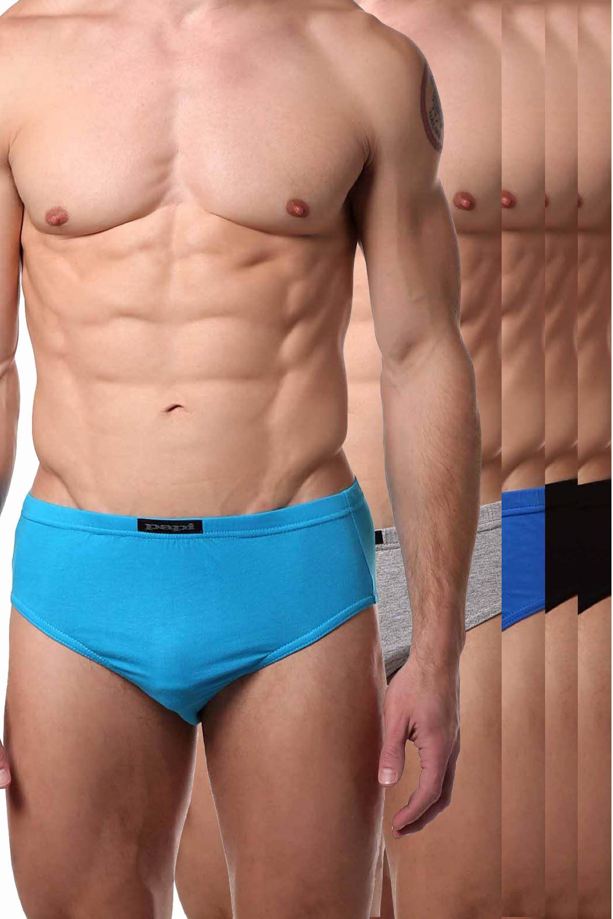 Papi Seaworthy Premium Cotton Low-Rise Brief 5-Pack