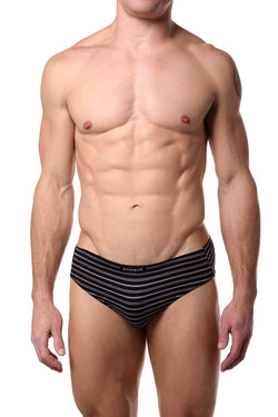 Papi Striped/Solid-Basics Premium Cotton Low-Rise Brief 5-Pack thumbnail 2